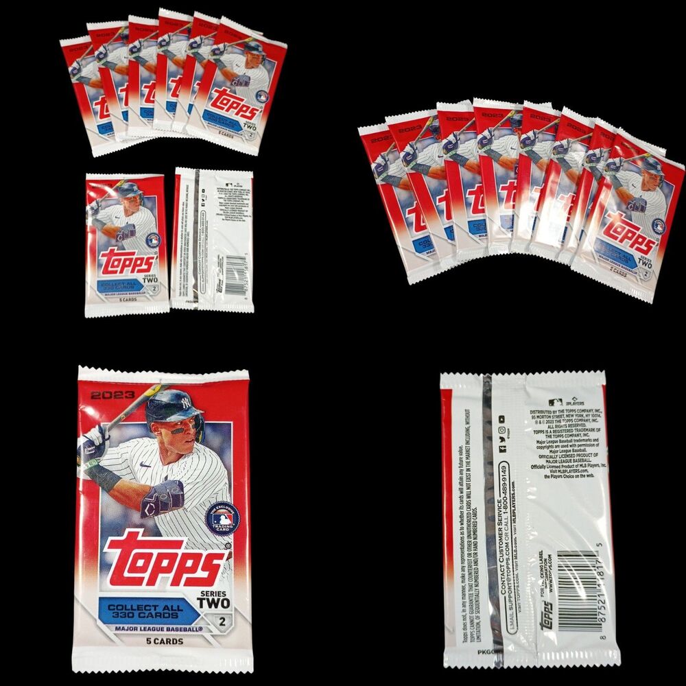 8x Packs Baseball cards Topps 2022 Series 2 (5 Card Pack) New Sealed MLB